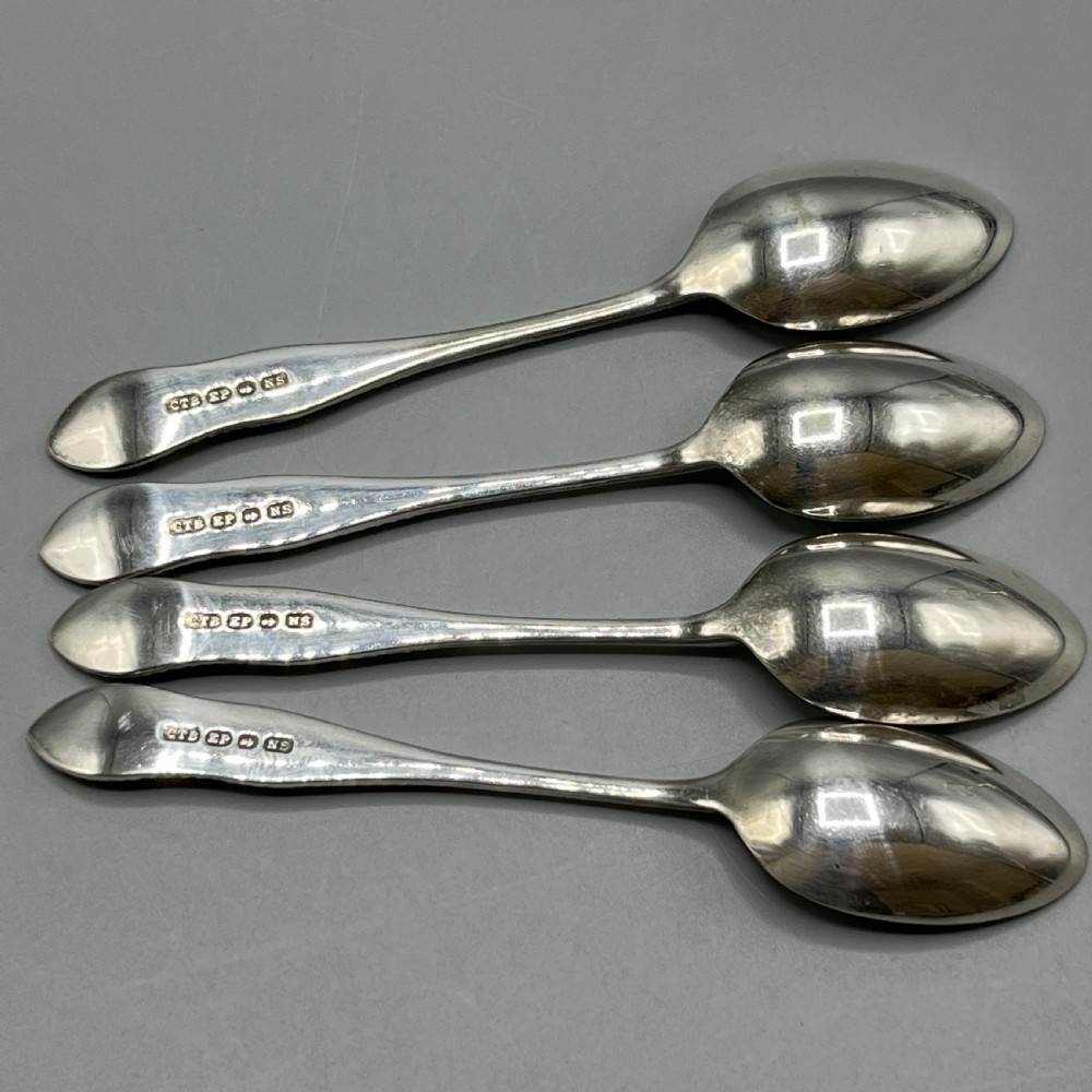 Edwardian Silver Plated Egg Cruet Set View XIII