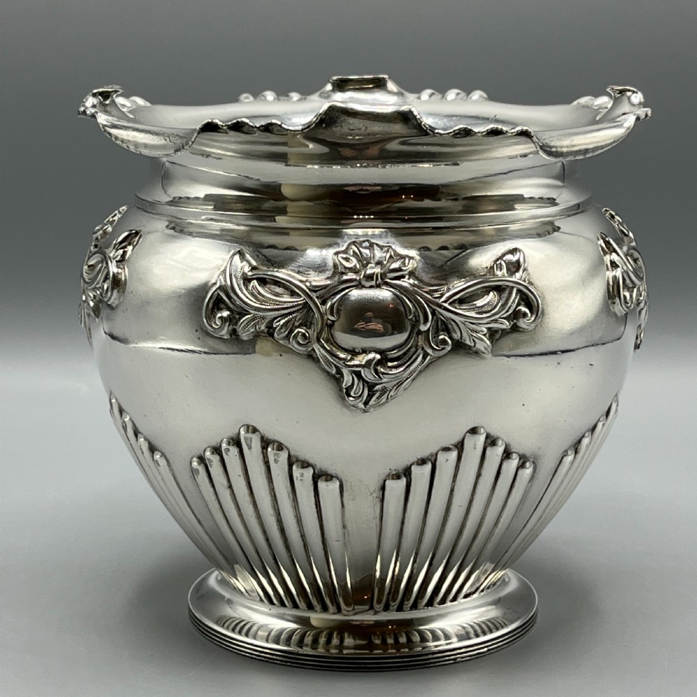 Walker & Hall Silver Plated Jardiniere Planter View II
