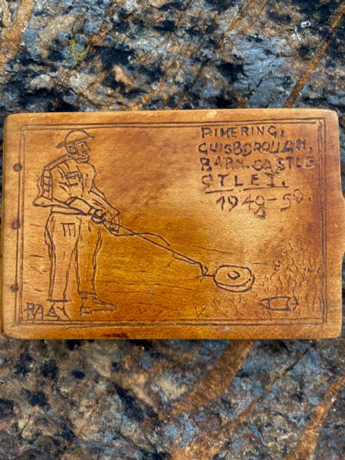 Folk Art Treen Souvenir Crafted By Or For A Serving Sapper With List Of Postings - Initialled & Dated