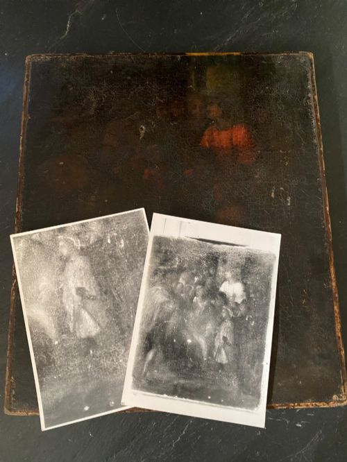 Mysterious Antique 16th Century Oil on Canvas Painting with Infrared Scans Dating It to Circa 1533