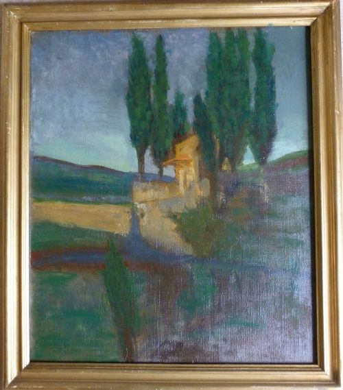 fig 1. Tuscan Landscape - Danish School 