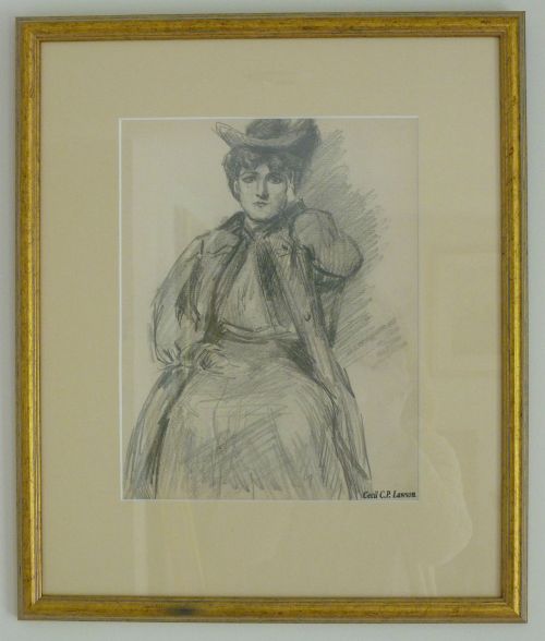 fig 1. Lady in Paris - Cecil CP Lawson