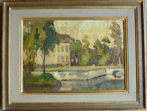 View of a Park - Belgium/french School