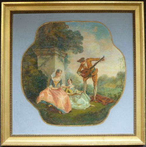 Pair of French Oil Paintings After Lanceret.