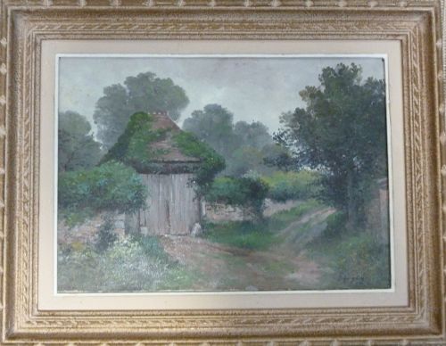The Entrance - French Oil Painting