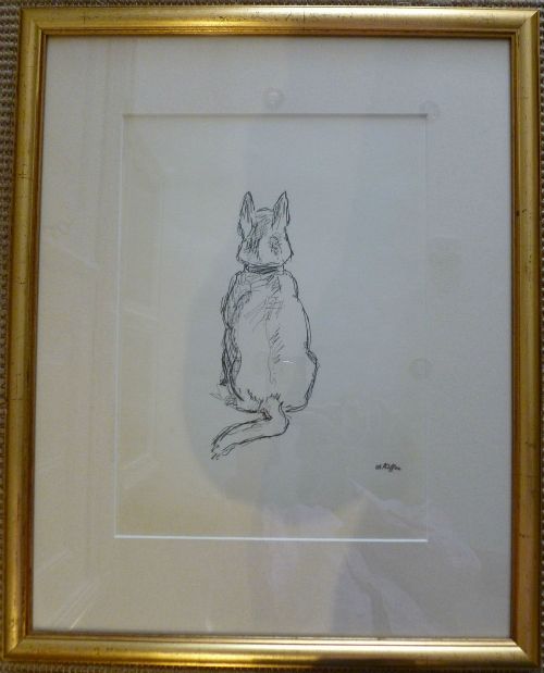 fig 1. Drawing of a Dog - Charles Kiffer