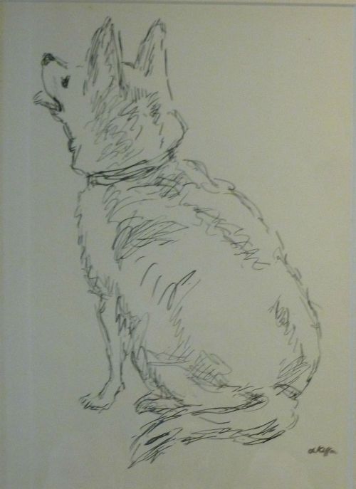 Drawing of a Dog - Charles Kiffer