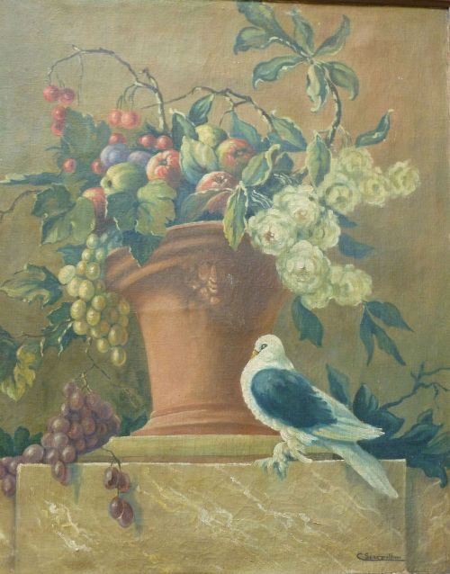 Italian Still Life - 19th Century Oil Painting
