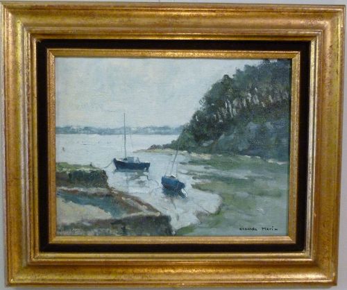 French Marine - Oil Painting