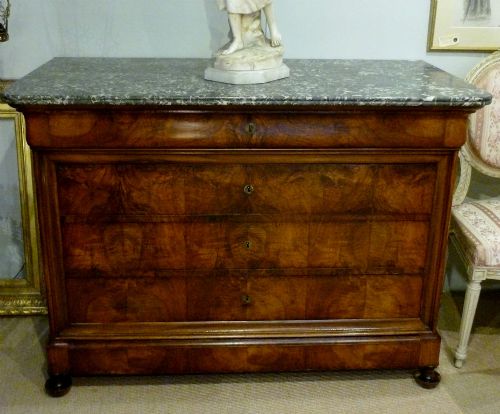 Antique French Walnut Commode