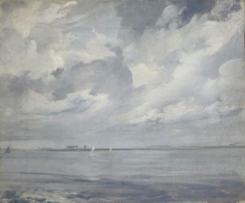 The Schelde - Antique Marine Painting