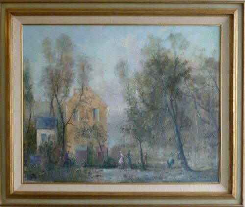Antique Oil Painting - Belgium School