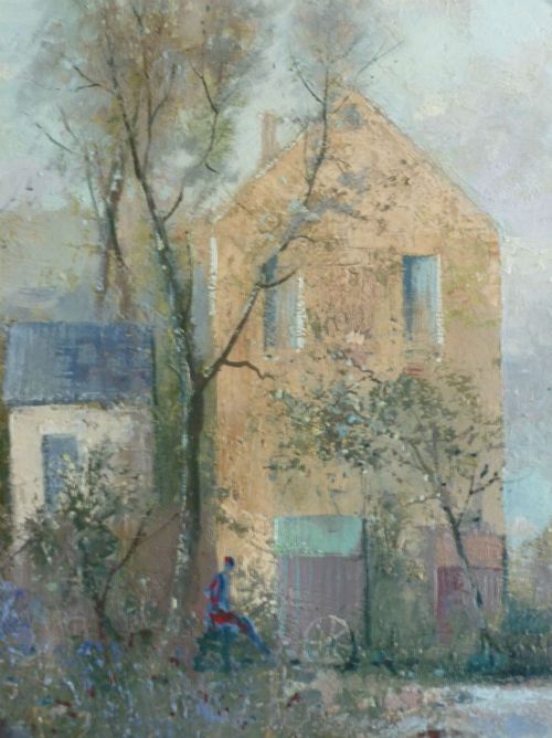 fig 2. Antique Oil Painting - Belgium School