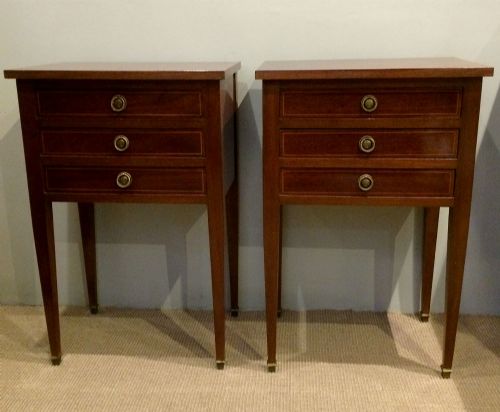 Pair French Bedside Tables