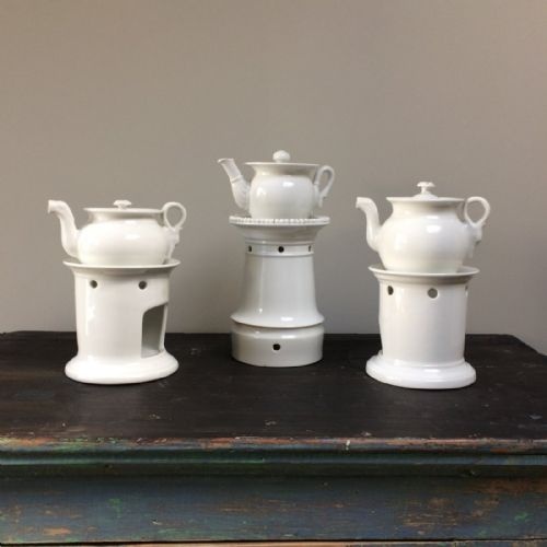 Set of Three 19th Century Trapots
