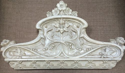 Art Nouveau Architectural Pediment