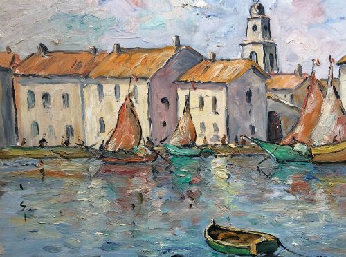 Provencal Marine - Oil Painting