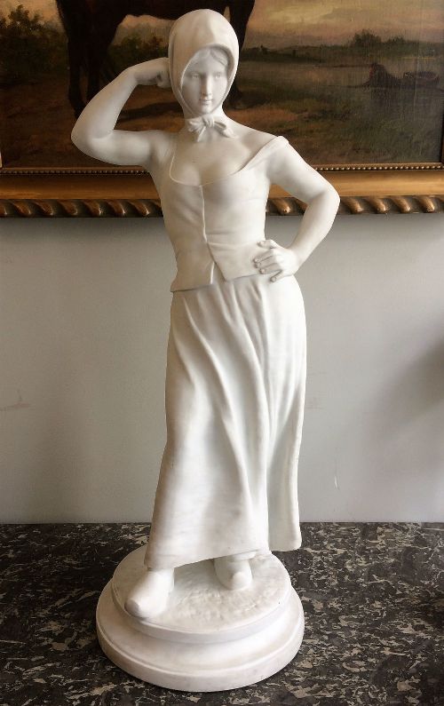 The Haymaker - 19th Century French Sculpture
