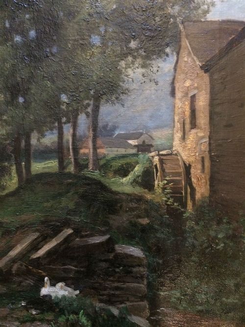 The Mill - 19th Century Oil Painting