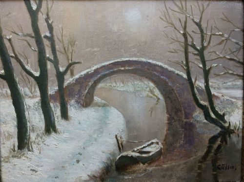 Winter in Flandres - Oil Painting