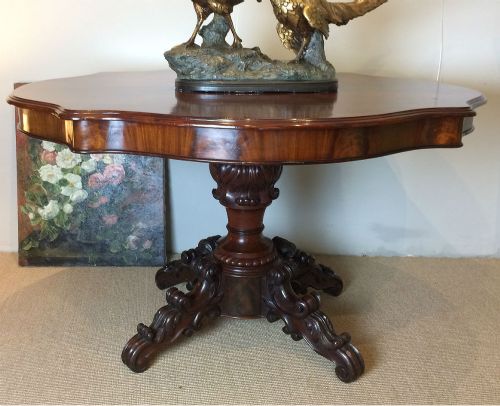 French Mahogany Violin Table