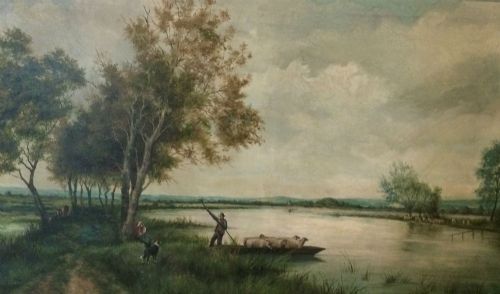 19th Century Landscape - Oil Painting