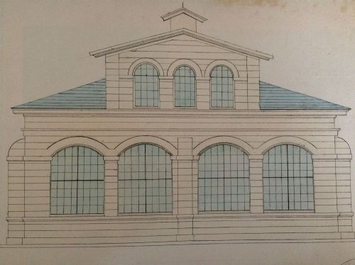 Pair of Architectural Drawings