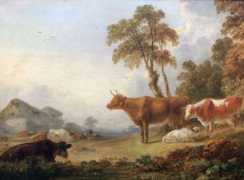 19th Century Landscape - Antique Oil Painting