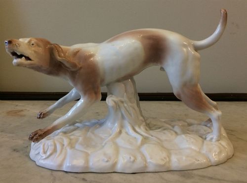 Porcelain Hunting Dog