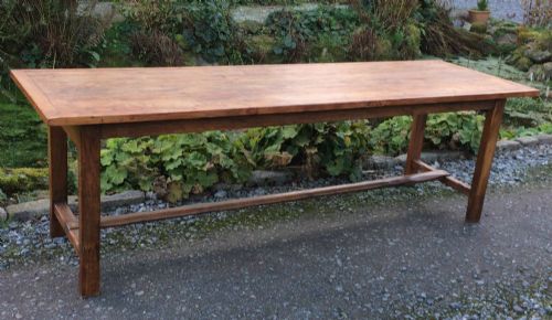 French Elm Kitchen Dining Table - 19th Century