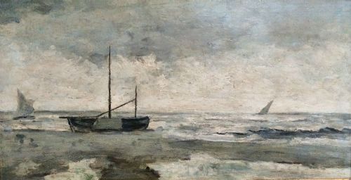 Impressionist Marine - Antique Oil Painting