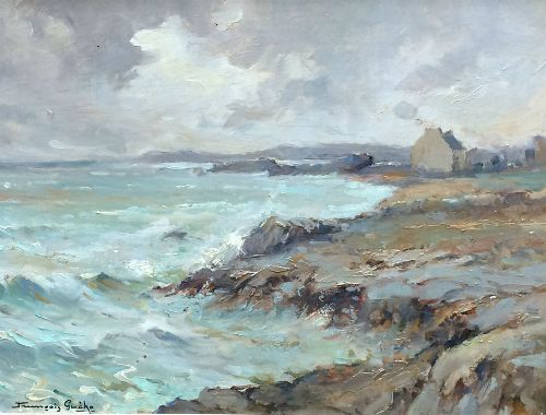 French Seascape - Oil Painting