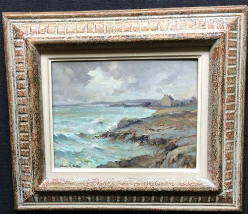 fig 1. French Seascape - Oil Painting