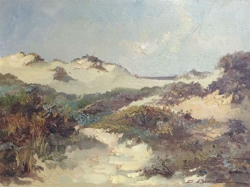 Dunes - Antique Oil Painting