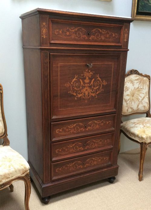 French Walnut Sectretaire - 19th Century
