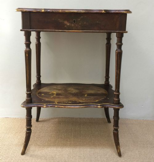 French Painted Occasional Table