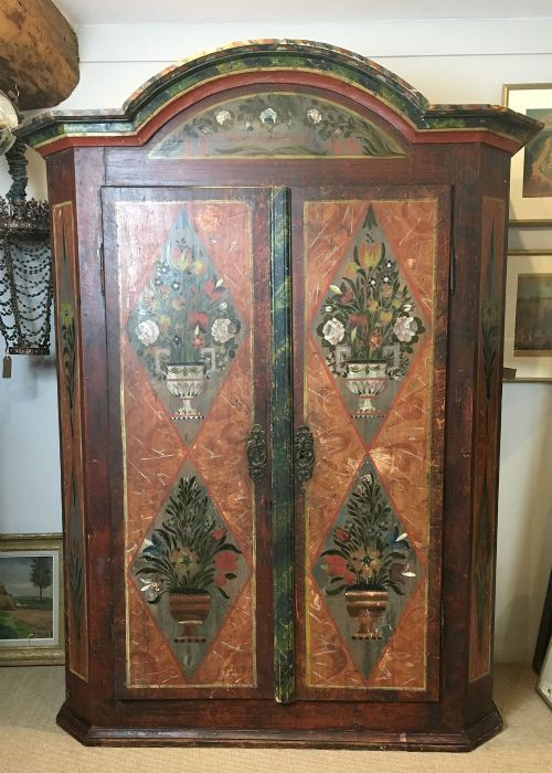 19th Century Painted Armoire