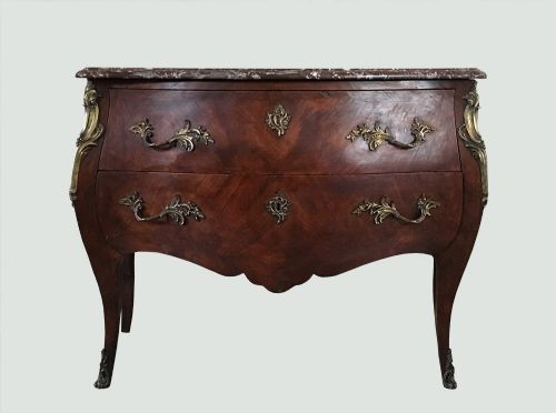 Antique French Bombe Commode - 18th Century