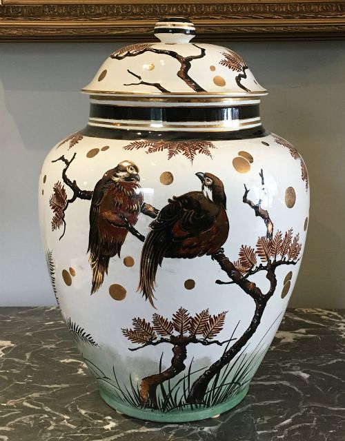 Ceramic Vase with Birds