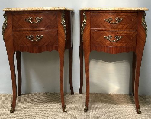 Pair of French Bedside Tables