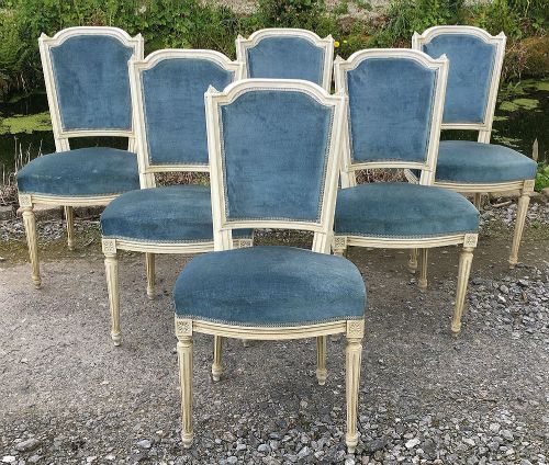 Set of Six French Chairs
