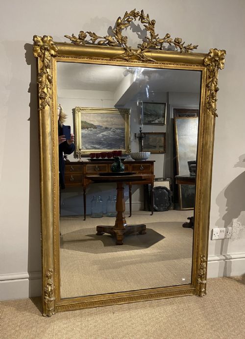 Antique French Mirror - 19th Century