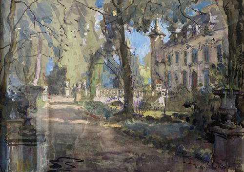 The Chateau - Antique Painting