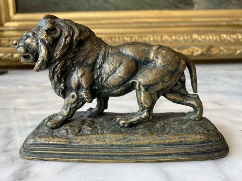Bronze Sculpture of a Lion