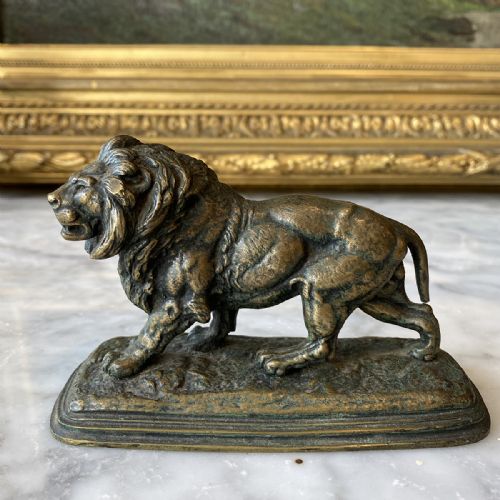 fig 1. Bronze Sculpture of a Lion