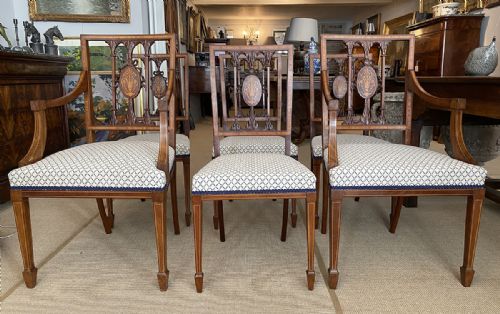 Six Dining Room Chairs