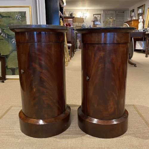 Pair of Circular Pot Cupboards