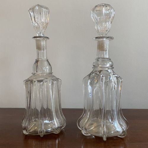 Pair of Glass Decanters