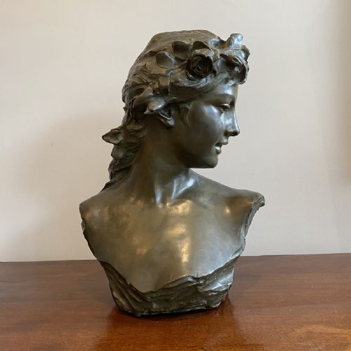 fig 1. Bronze Sculpture of a Young Lady