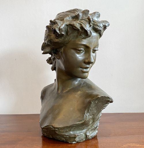 fig 3. Bronze Sculpture of a Young Lady
